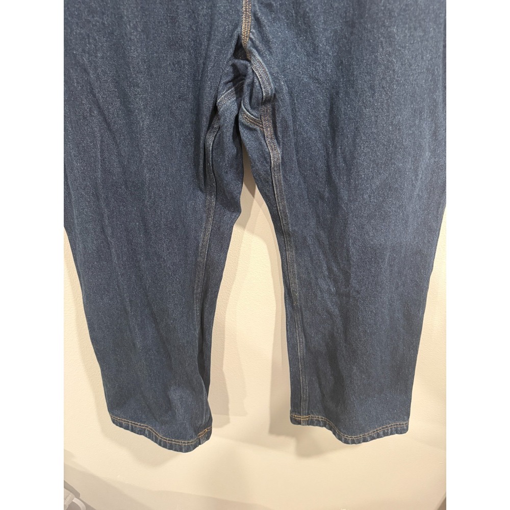 Duluth Trading‎ Co. Straight Jeans Men's 46 X 28 Blue Denim High-Rise Dark Wash - Picture 7 of 11